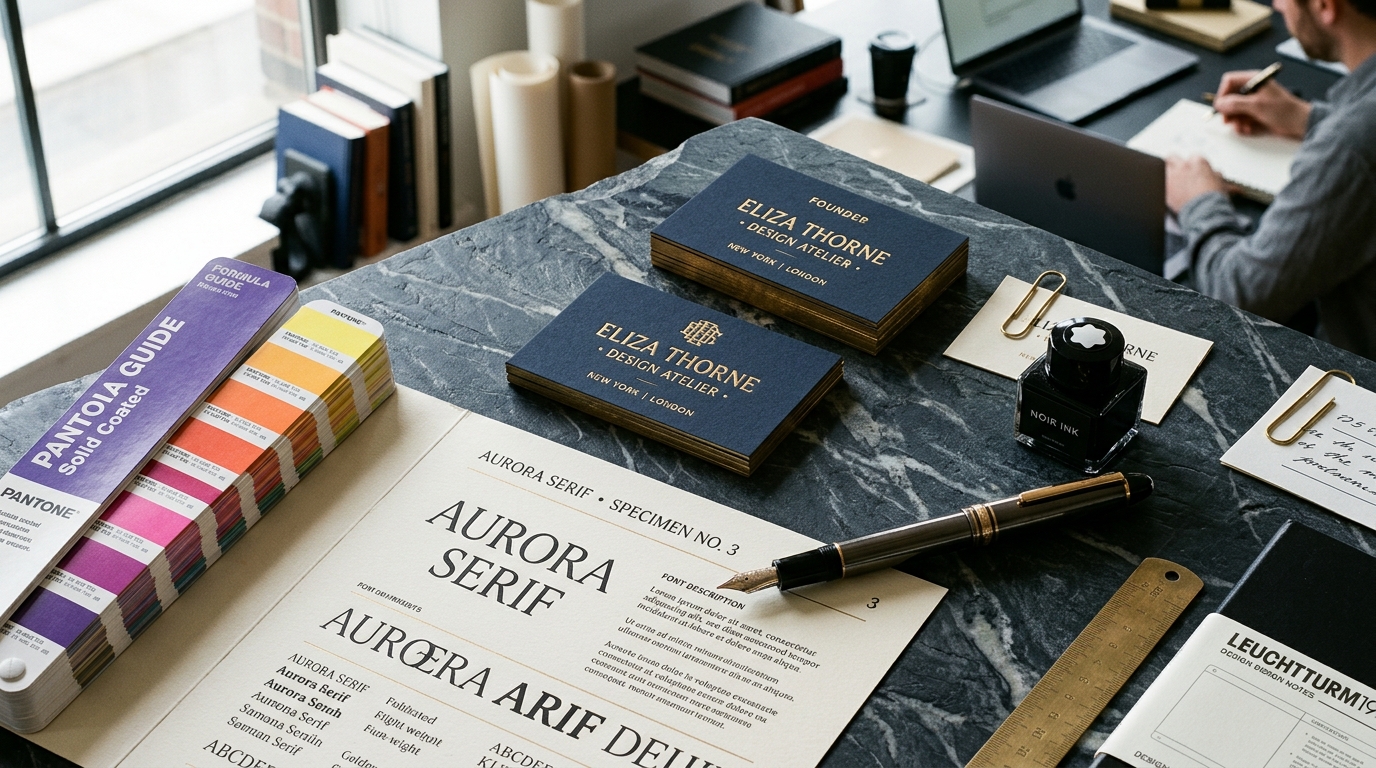 Direction artistique, Brand Book et papeterie de prestige
